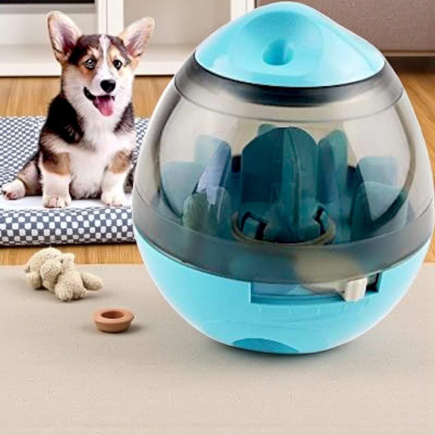 jouet pour chien feedmaze bleu 1