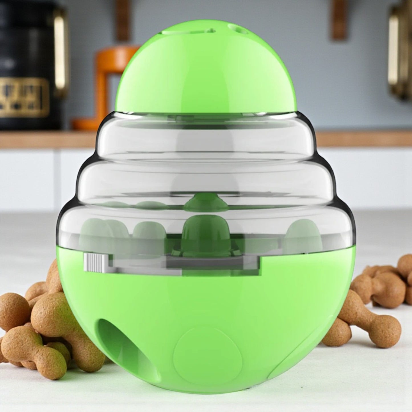 jouet pour chien vert cuisine