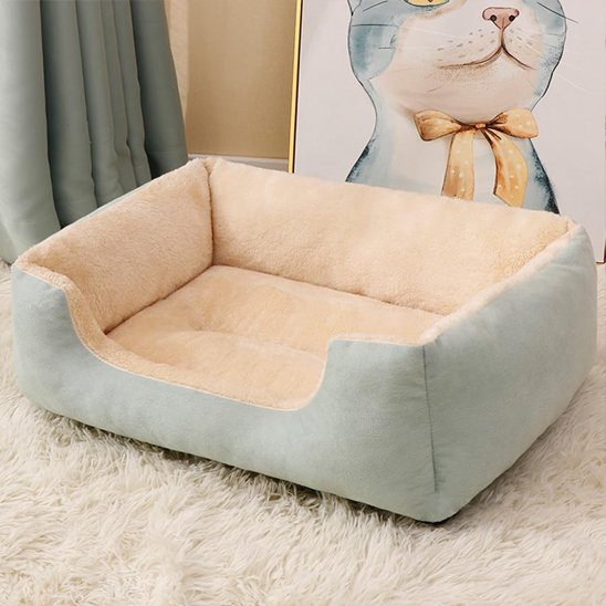 panier chien vert
