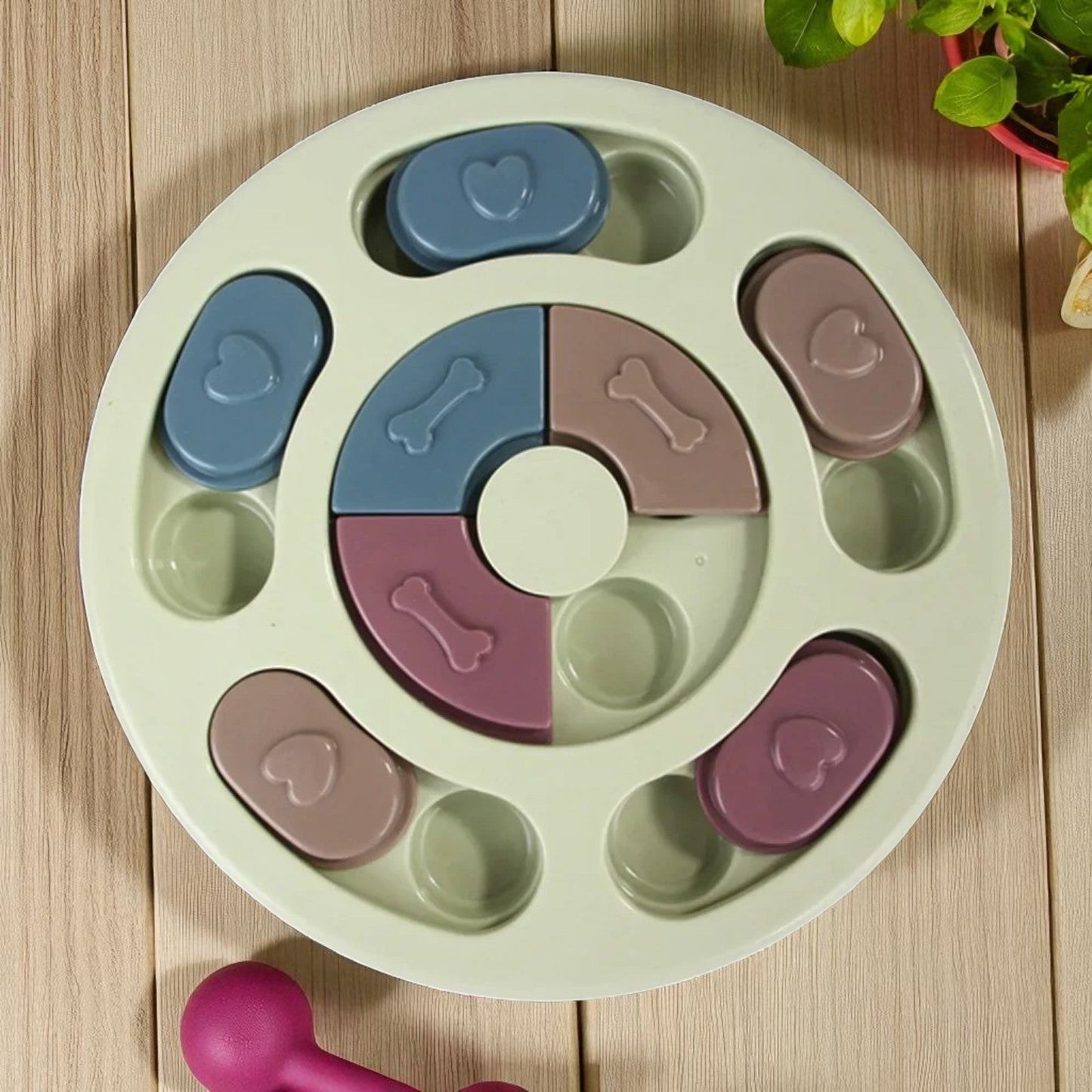 Gamelle Anti Glouton funBite vert