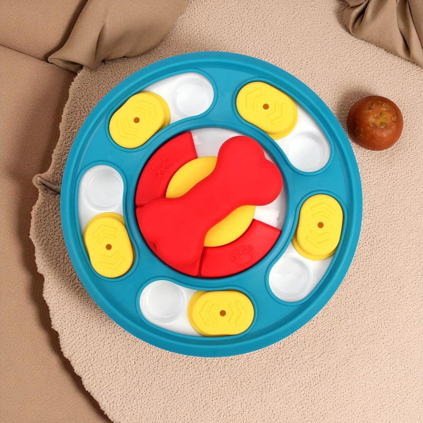 Gamelle Anti Glouton HappyBite bleu