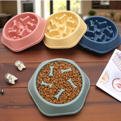 Gamelle Anti Glouton|Puzzle trois couleurs