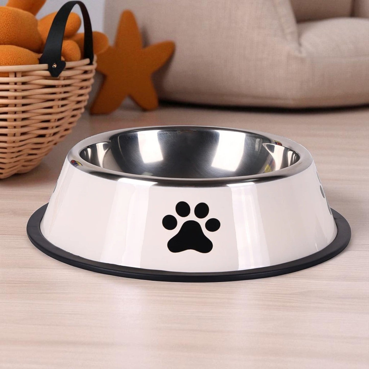 Gamelle Chien PawZen inox blanc