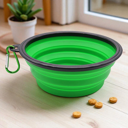 Gamelle  Chien silicone vert