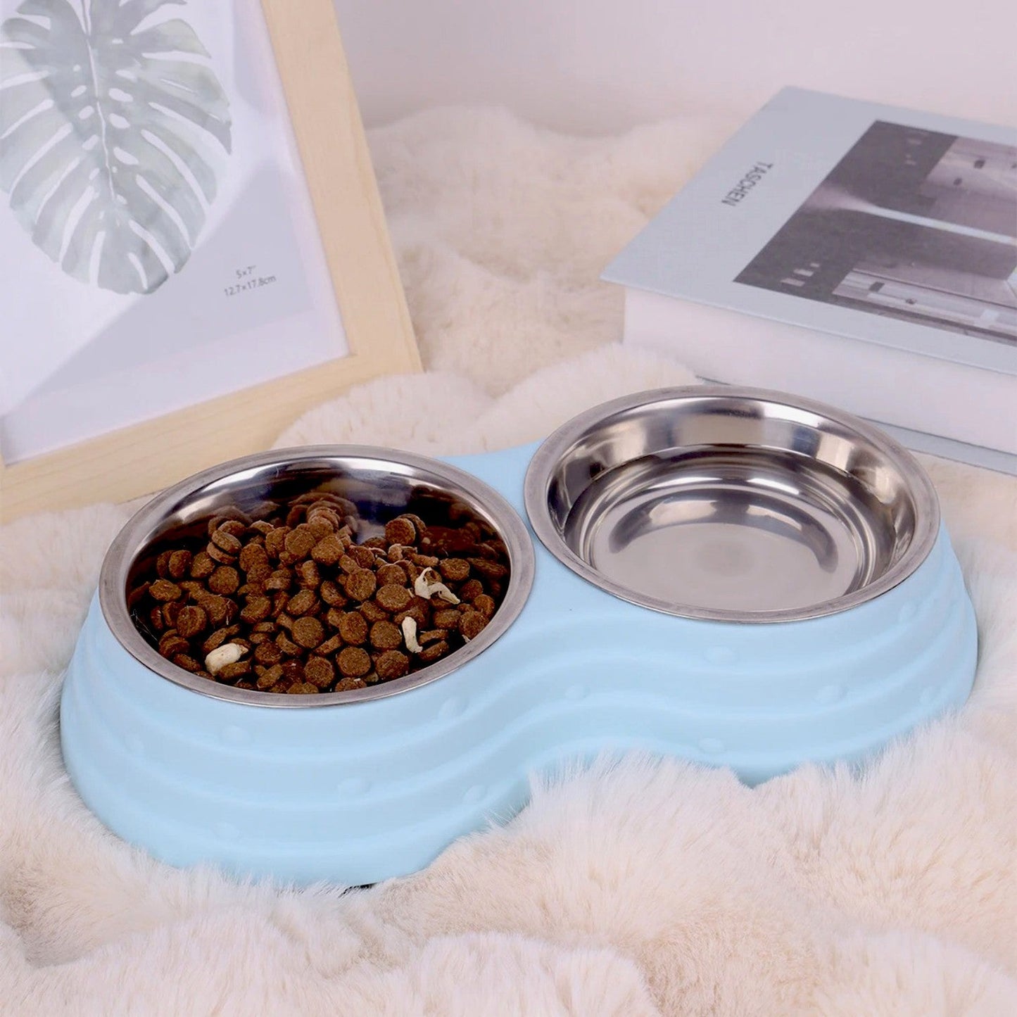 Gamelle Double Inoxydable bleu