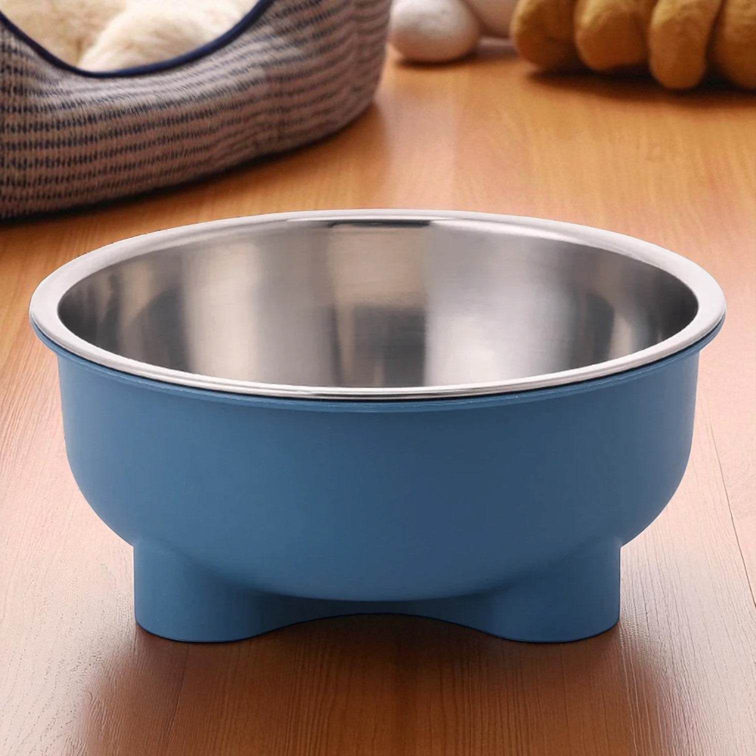 Gamelle Inox Andidérapante bleu