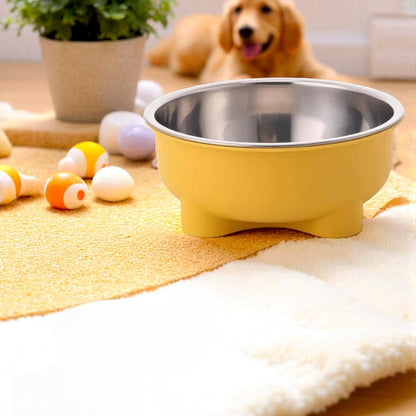 Gamelle Inox Andidérapante jaune