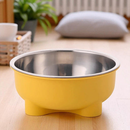 Gamelle Inox jaune Andidérapant