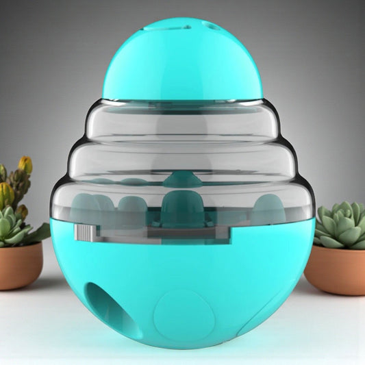 Jouet pour chien CroqToupie bleu