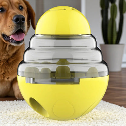 Jouet pour chien CroqToupie jaune