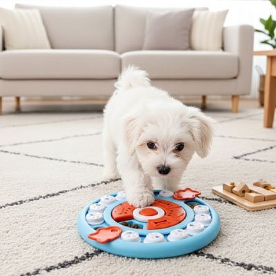 Jouet pour chien​ interactif adapté au chiot