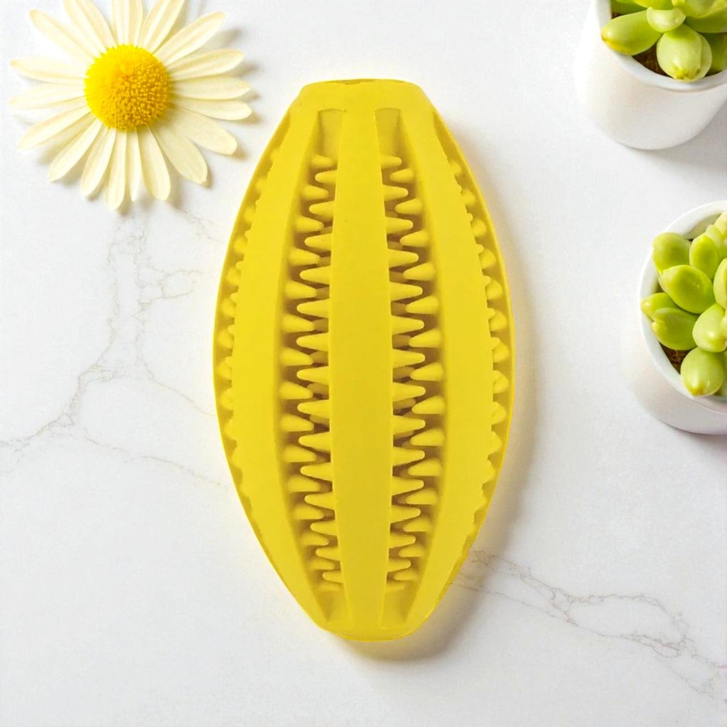 Jouet pour chien jaune durable