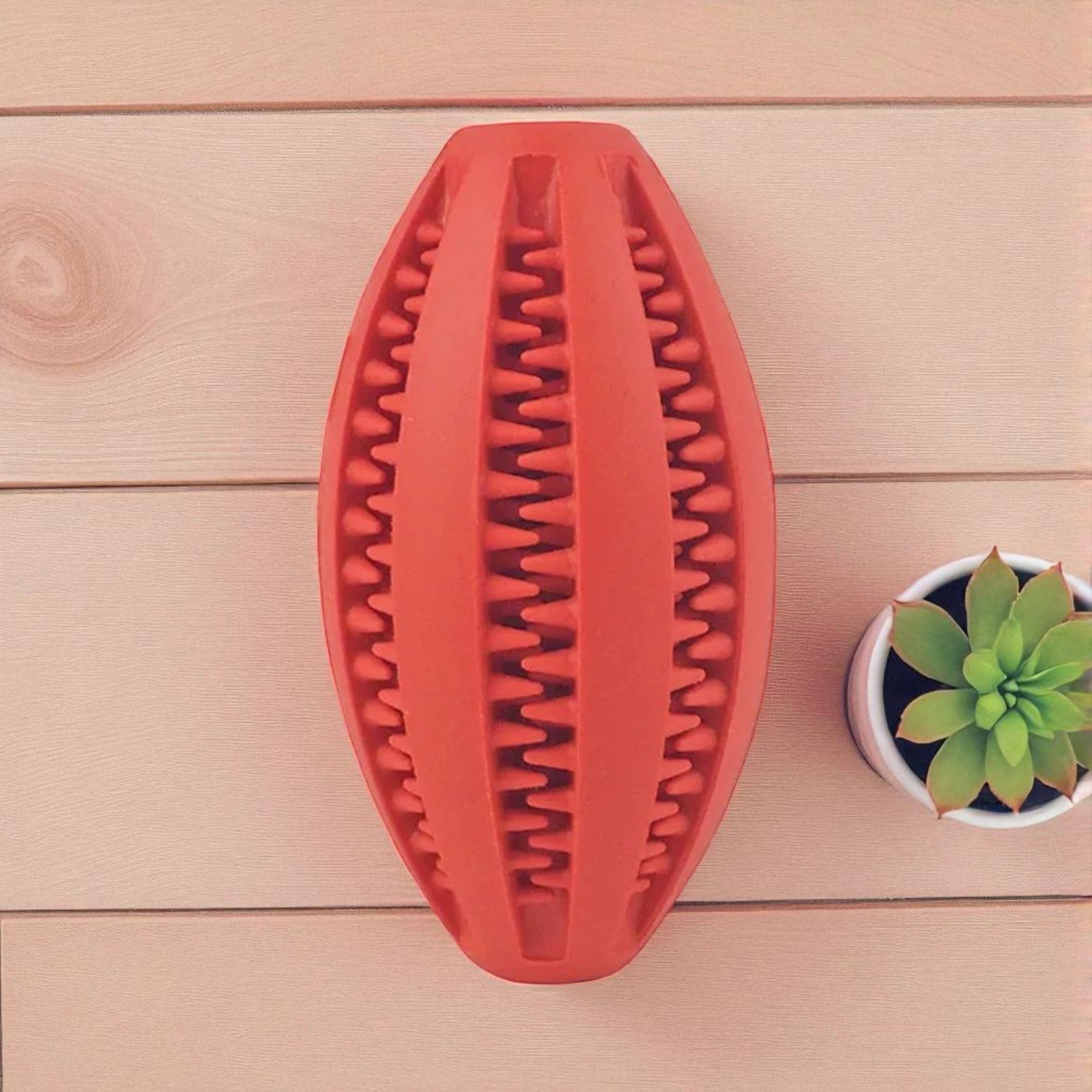 Jouet pour chien rouge durable