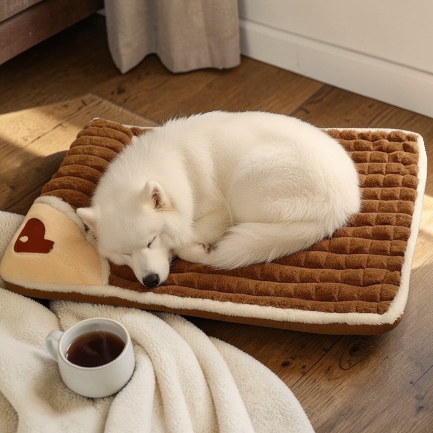 lit pour chien en mousse confortable