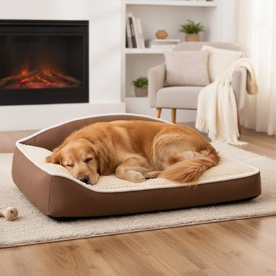 lit pour chien partout dans la maison
