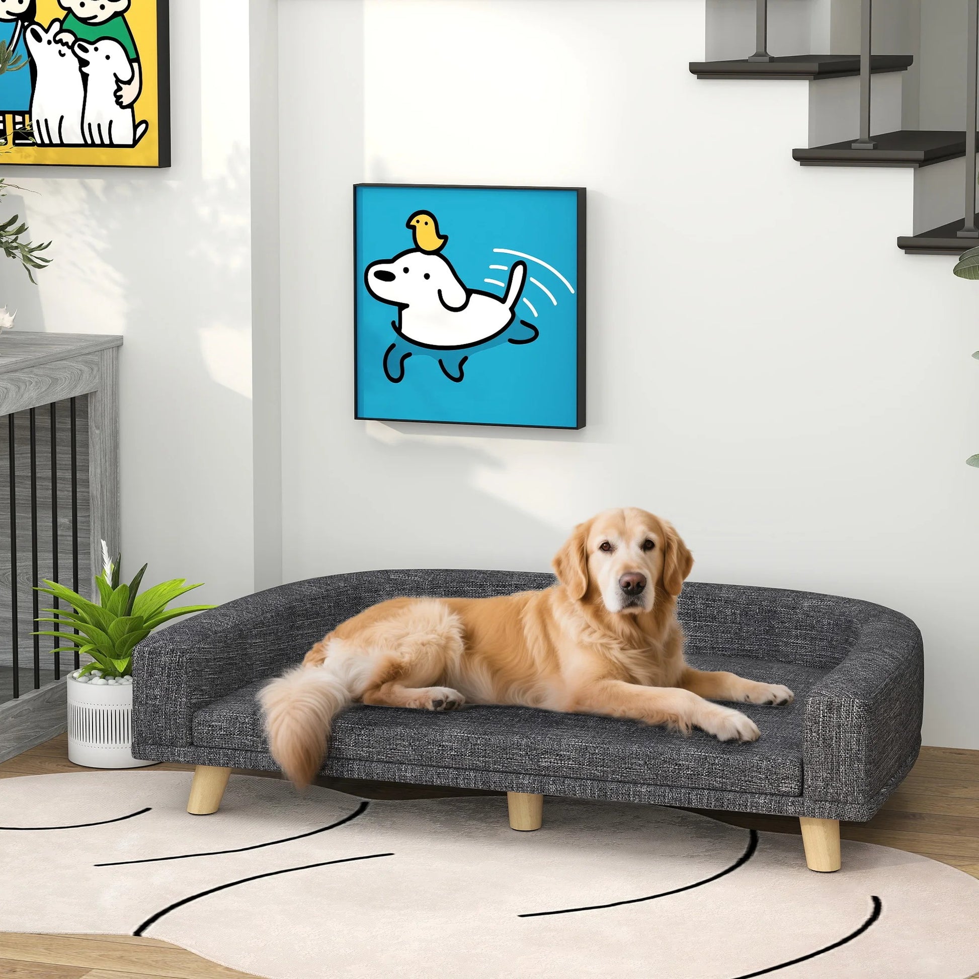 lit pour chien surélevé confort bien -être
