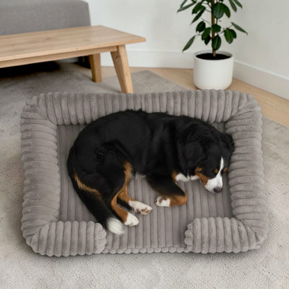 lit pour chien confortable taupe