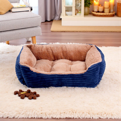 panier chien bleu fonce1