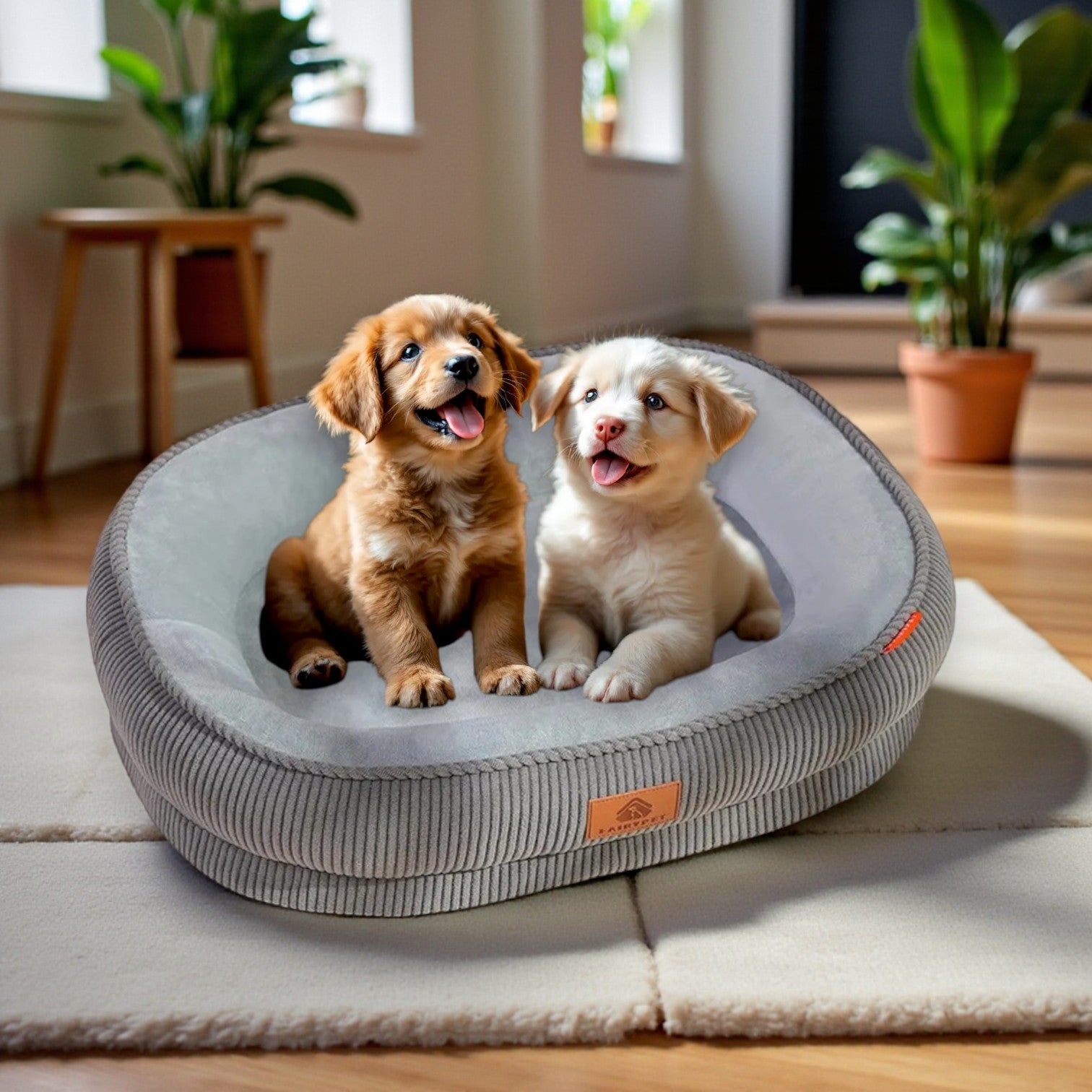 Panier Chien en Velours Côtelé| Calinova™ - Univers Gourmand Canin