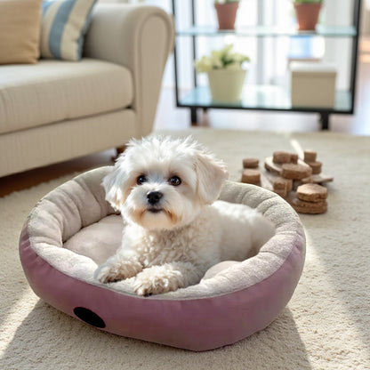 panier chien rose bichon2