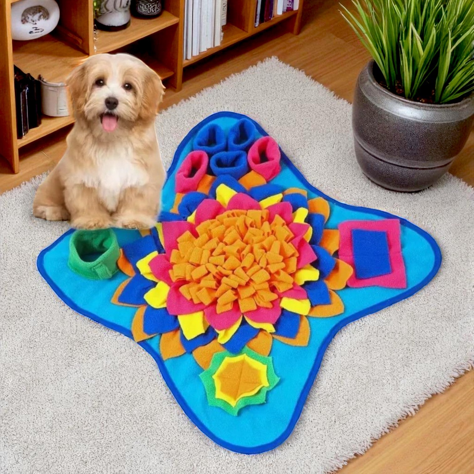tapis de fouille chien etagere