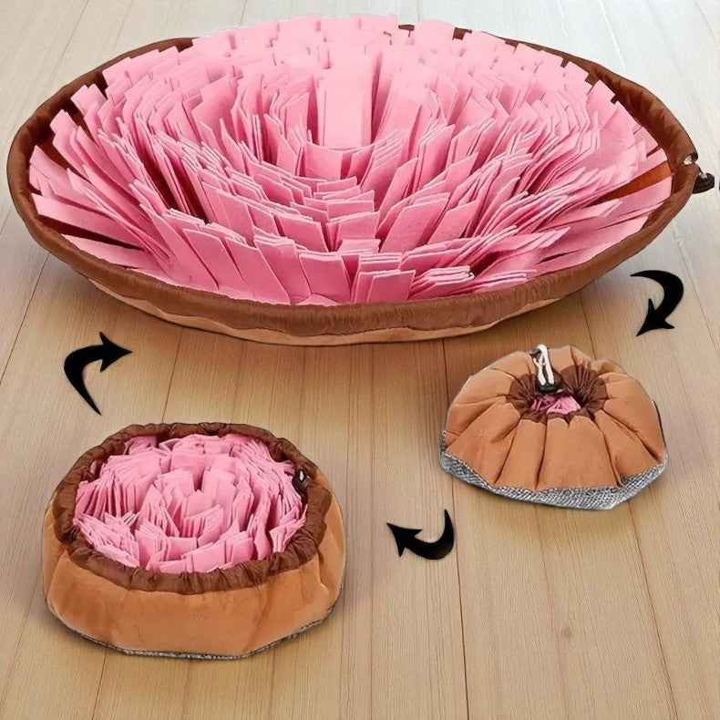 tapis de fouille truffle rose